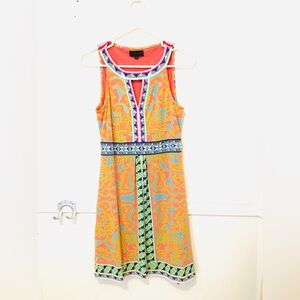 Casual Geomettic Colourful Hale Bob dress